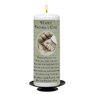 Customised Fathers Day Gift Candle - Fun with Photo